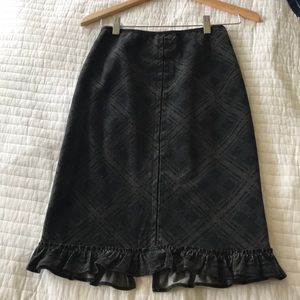 Free people subtle plaid skirt